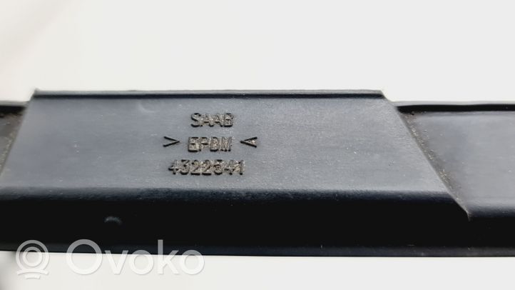 Saab 9-3 Ver1 Listwa / Uszczelka szyby drzwi tylnych 4322541