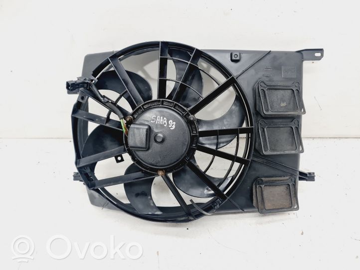 Saab 9-3 Ver1 Radiator cooling fan shroud 4237046