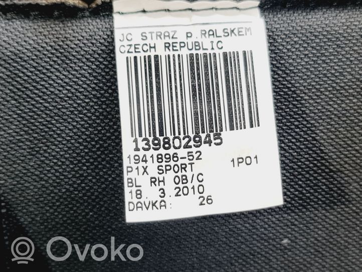 Volvo S40 Osłona górna fotela tylnego 039802945