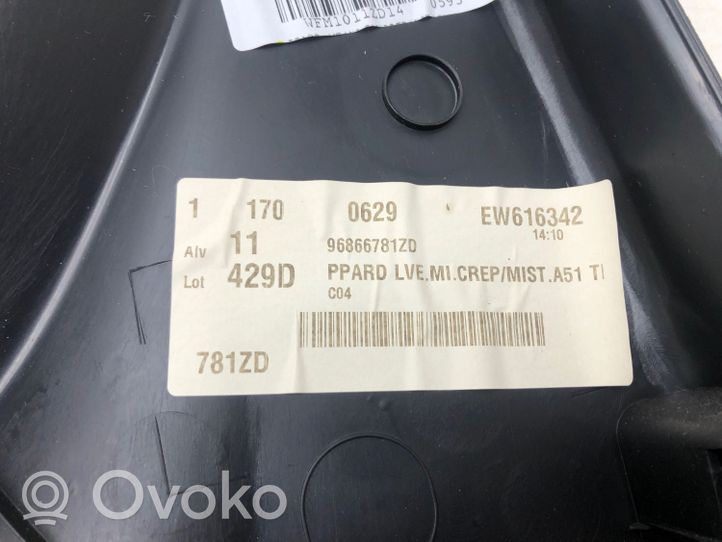 Citroen C3 Boczki / Poszycie drzwi tylnych 96866781ZD