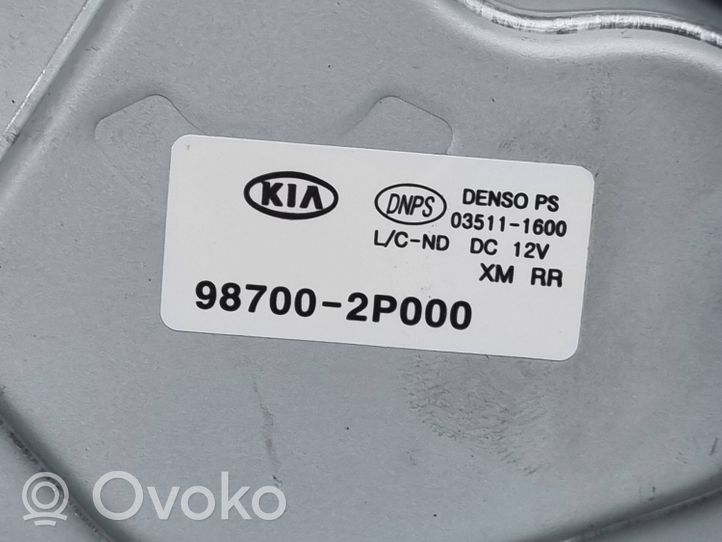 KIA Sorento Motor del limpiaparabrisas trasero 987002P000