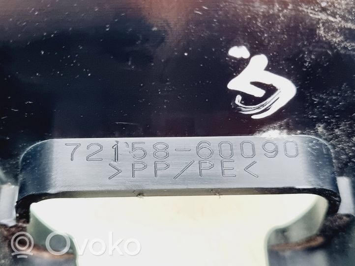 Toyota Land Cruiser (J150) Osłona szyn przedniego fotela kierowcy 7215860090