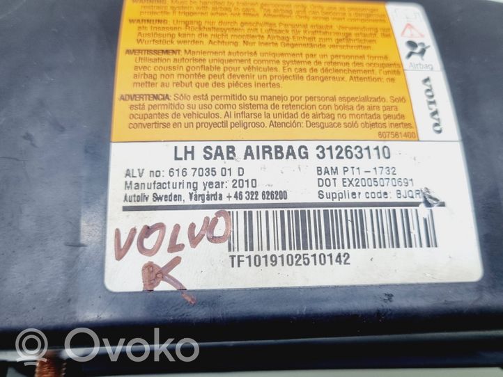 Volvo S60 Poduszka powietrzna Airbag fotela 31263110