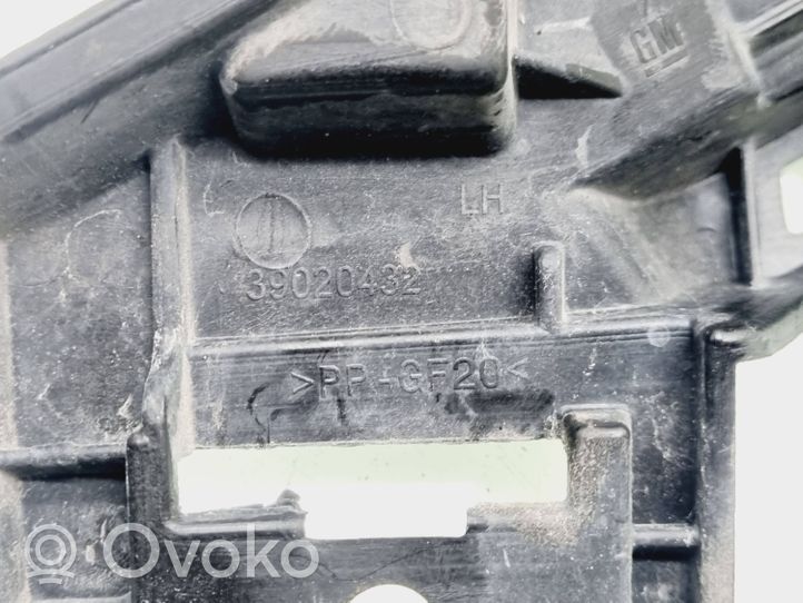 Opel Astra K Staffa di rinforzo montaggio del paraurti anteriore 39020432