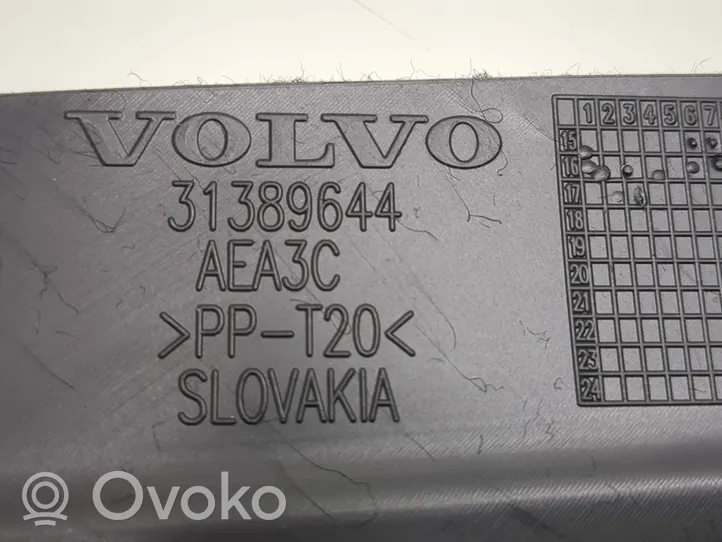 Volvo S90, V90 Muu keskikonsolin (tunnelimalli) elementti 31389644