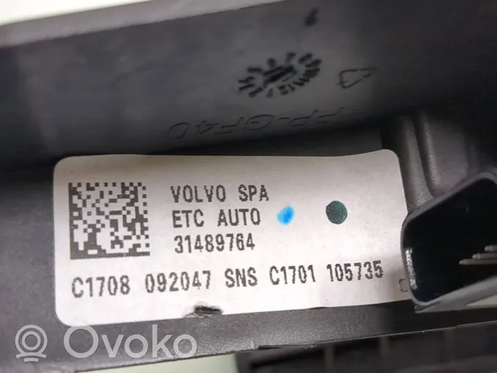 Volvo S90, V90 Педаль акселератора 31489764