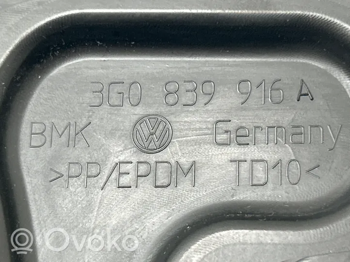 Volkswagen PASSAT B8 Inne elementy wykończeniowe drzwi tylnych 3G0839916A