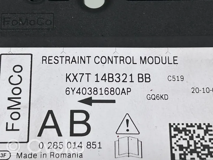 Ford Focus Airbag control unit/module KX7T14B321BB