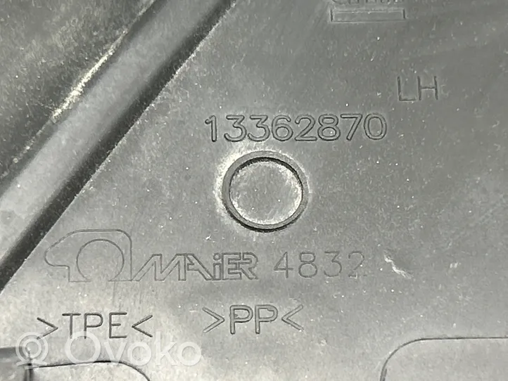 Opel Meriva B Rivestimento dell’estremità del parafango 13362870