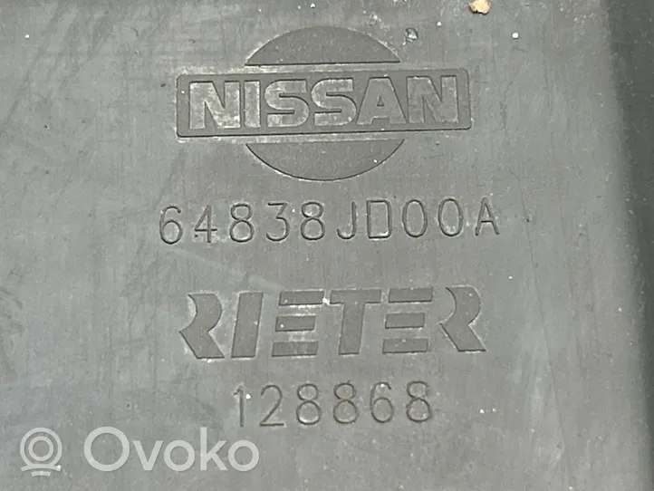 Nissan Qashqai Copertura/vassoio sottoscocca anteriore 64838JD00A