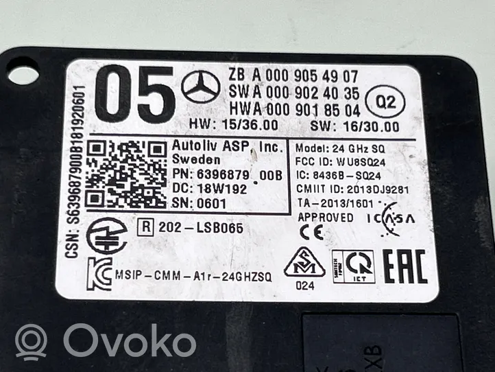 Mercedes-Benz GLC X253 C253 Aklos zonos modulis A0009054907