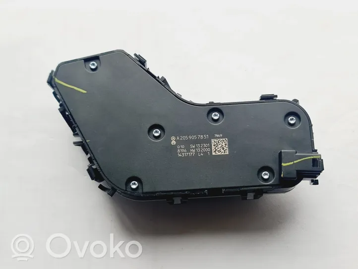 Mercedes-Benz GLC X253 C253 Interruptor de control del asiento A2059057851