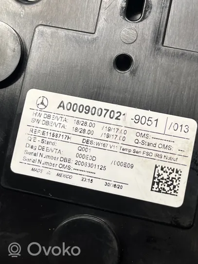 Mercedes-Benz GLE W167 Éclairage lumière plafonnier avant A0009007021