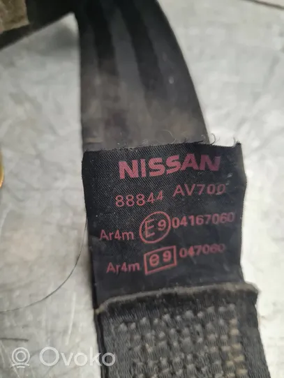 Nissan Primera Takaistuimen turvavyö 88844AV700