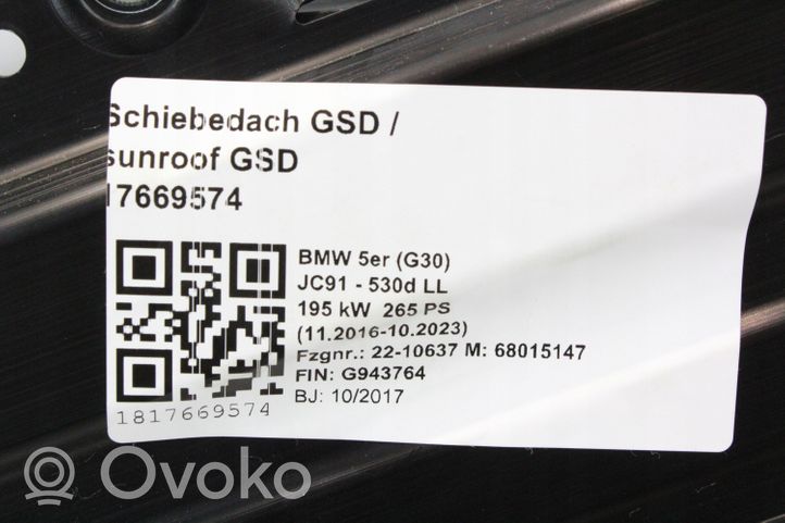 BMW M5 F90 Set tettuccio apribile 7418535