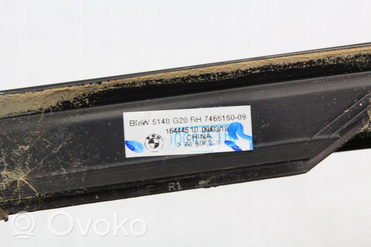 BMW 3 G20 G21 Moulures des vitres de la porte avant 