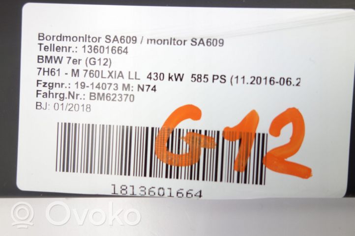 BMW 7 G11 G12 Monitori/näyttö/pieni näyttö 8804480