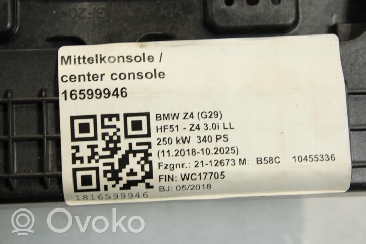 BMW Z4 g29 Consolle centrale 
