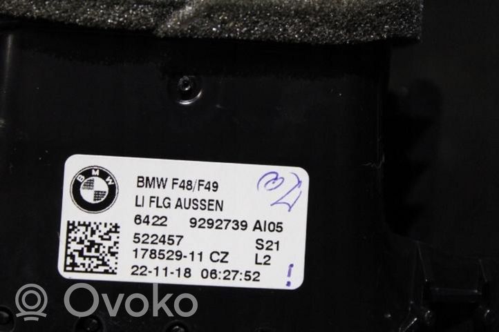 BMW X1 F48 F49 Luftausströmer Lüftungsdüse Luftdüse seitlich 9292739