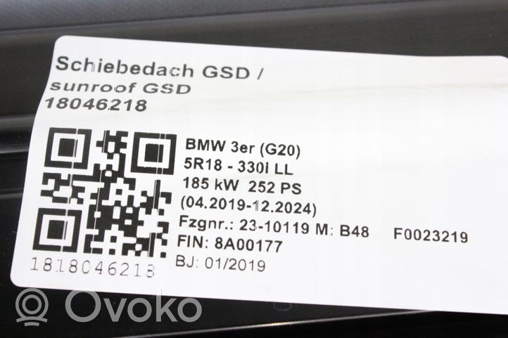 BMW M3 G80 Schiebedach / Panoramadach komplett 7437780