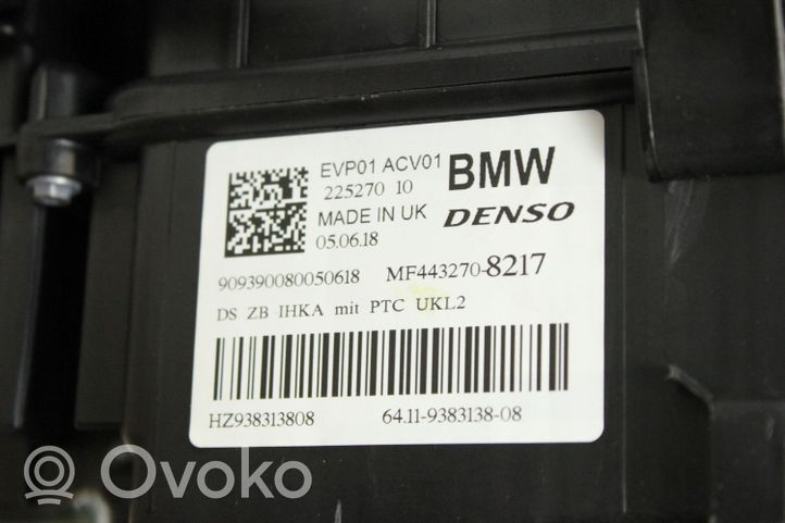 BMW X1 F48 F49 Sisälämmityksen ilmastoinnin korin kokoonpano 