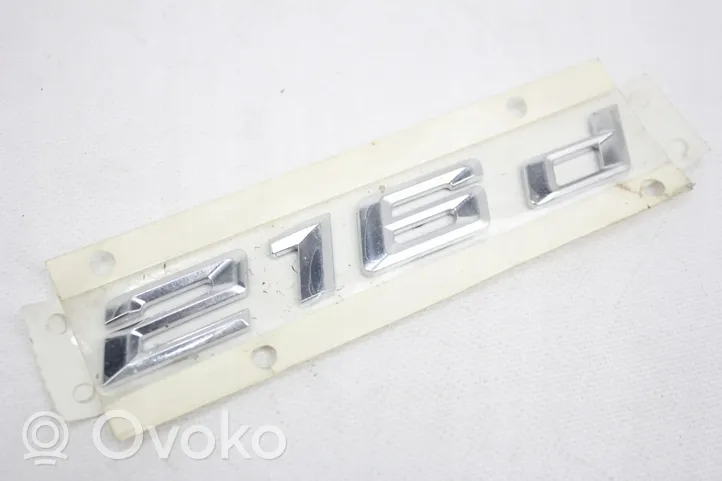 BMW 2 F45 Emblemat / Znaczek tylny / Litery modelu 7402960