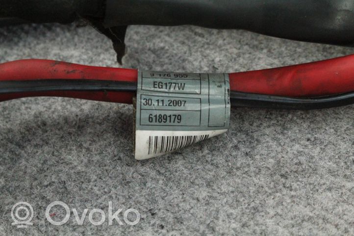 BMW 6 E63 E64 Plus / Klema / Przewód akumulatora 9176955