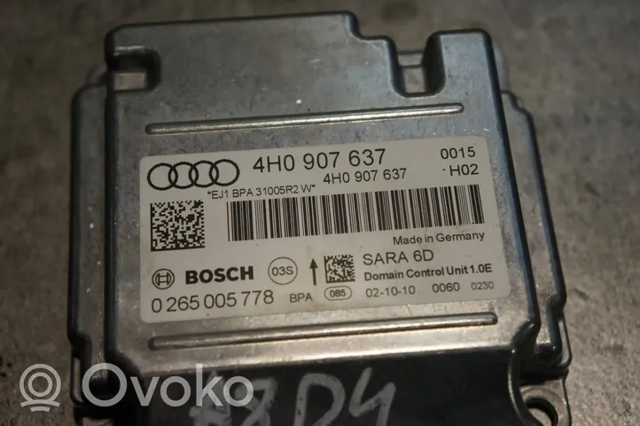 Audi A8 S8 D4 4H ESP Drehratensensor Querbeschleunigungssensor 4H0907637