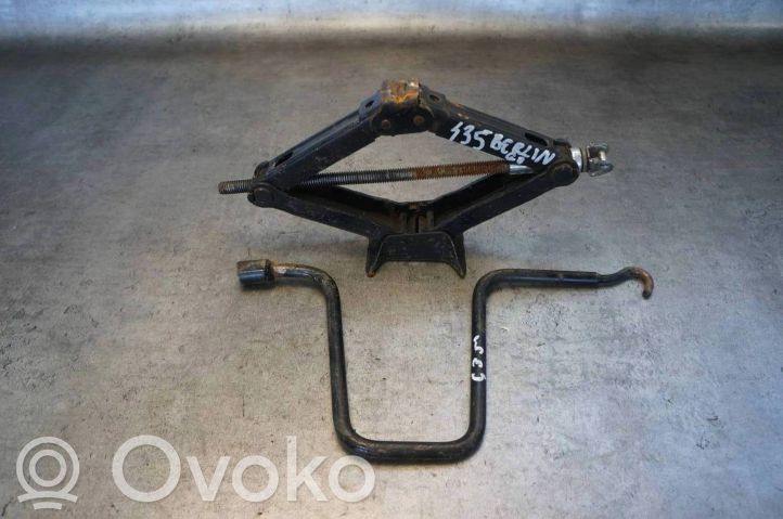 Cric A Pantografo Universale 2 Tonnellate – Con Asta Girevole, Base In Acciaio, Altezza Min 105mm – Max 380mm, Compatibile Citroen Berlingo E Altre Auto
