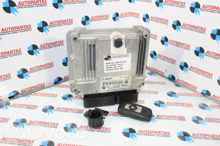 BMW 1 F20 F21 Kit centralina motore ECU e serratura 8573260