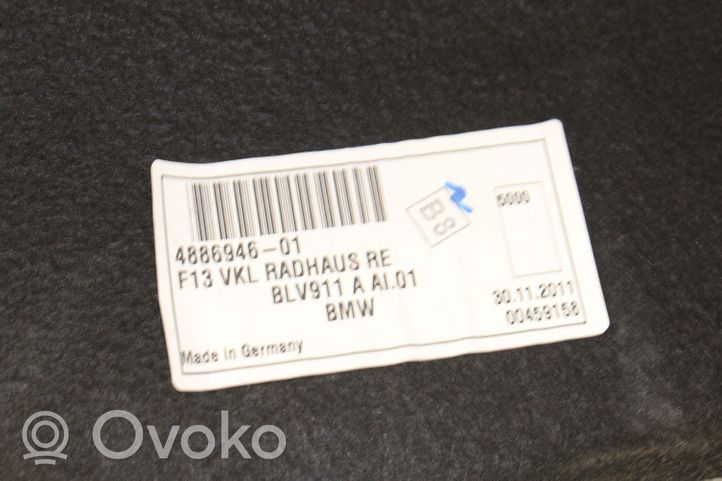 BMW 6 F12 F13 Apatinis, bagažinės šono, apdailos skydas 4886946
