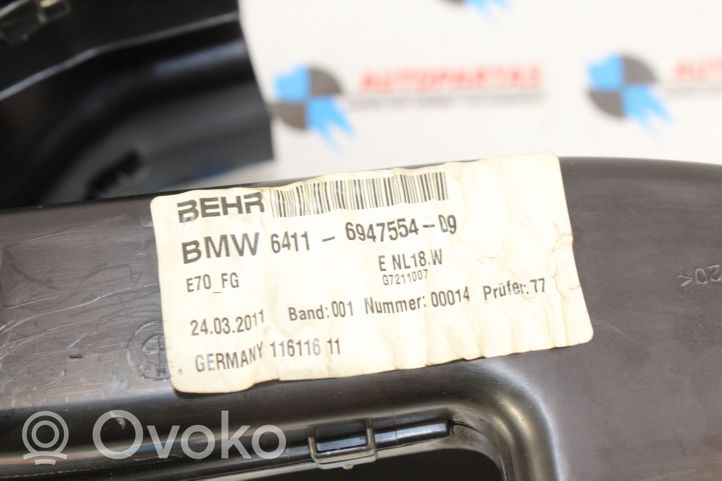 BMW X5 E70 Scatola climatizzatore riscaldamento abitacolo assemblata 6947554