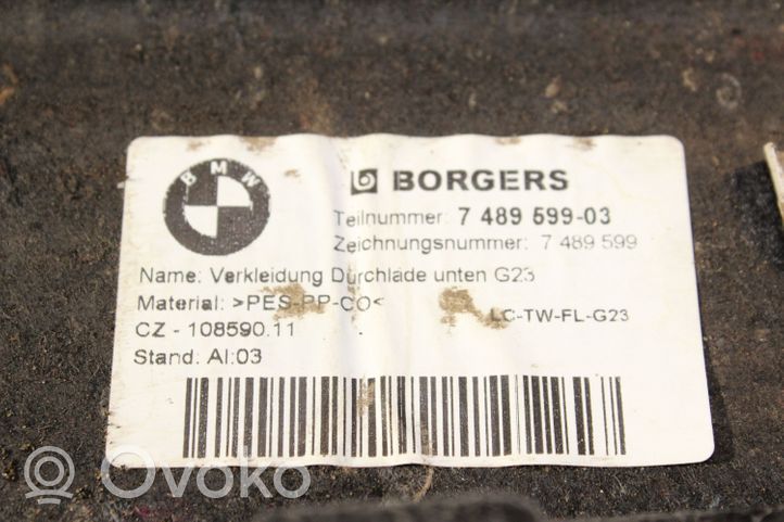 BMW 4 G22 G23 G24 G26 Muu vararenkaan verhoilun elementti 7489599