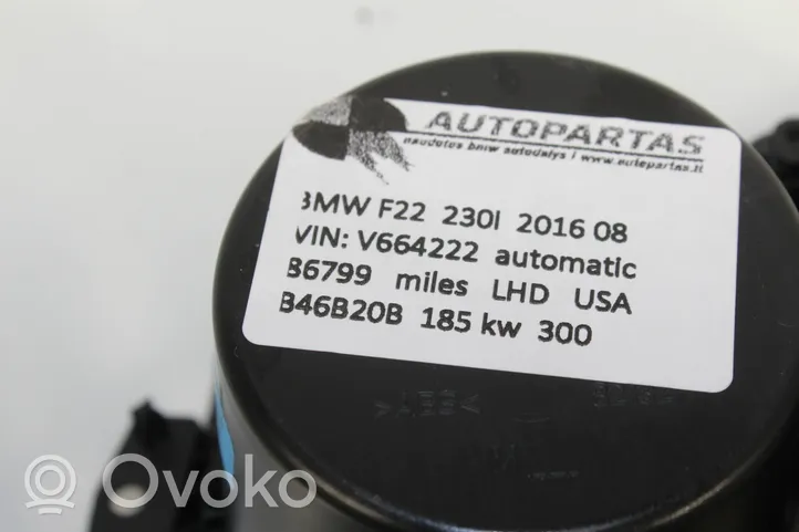 BMW 2 F22 F23 Przedni uchwyt na kubek tunelu środkowego 9207320