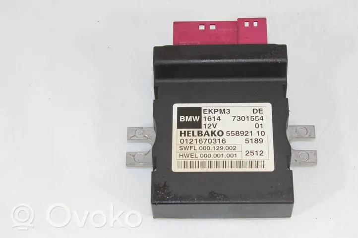 BMW 3 F30 F35 F31 Degalų (kuro) siurblio valdymo blokas 7301554