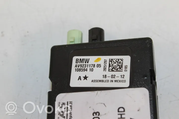 BMW 3 F30 F35 F31 Amplificateur d'antenne 9231178