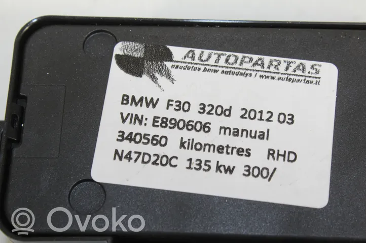 BMW 3 F30 F35 F31 Turvatyynyn ohjainlaite/moduuli 9267214