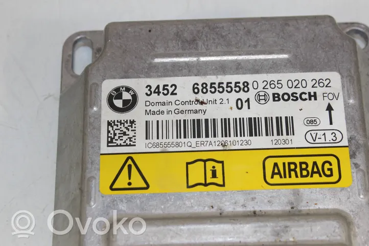 BMW 3 F30 F35 F31 Airbag control unit/module 6855558