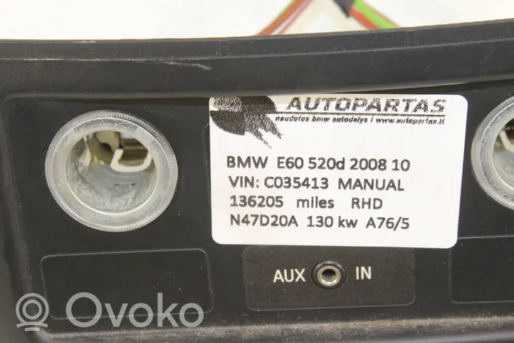 BMW 5 E60 E61 Muu sisätilojen osa 9117364