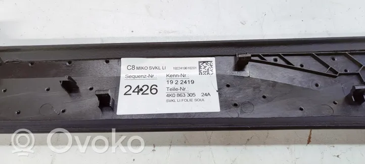 Audi A6 S6 C8 4K Other center console (tunnel) element 4K0863305