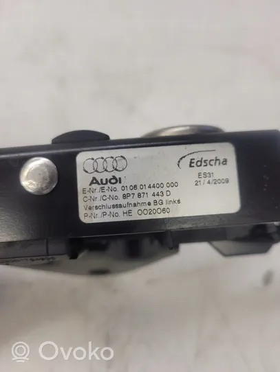 Audi A3 S3 8P Avattavan katon lukituksen vastakappale 8P7871443D