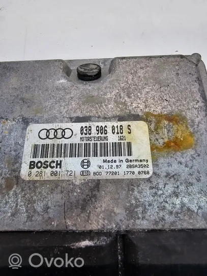 Audi A4 S4 B5 8D Calculateur moteur ECU 038906018S