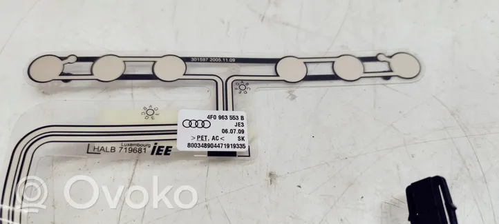 Audi A6 S6 C6 4F Elemento riscaldante del sedile 4F0963553B