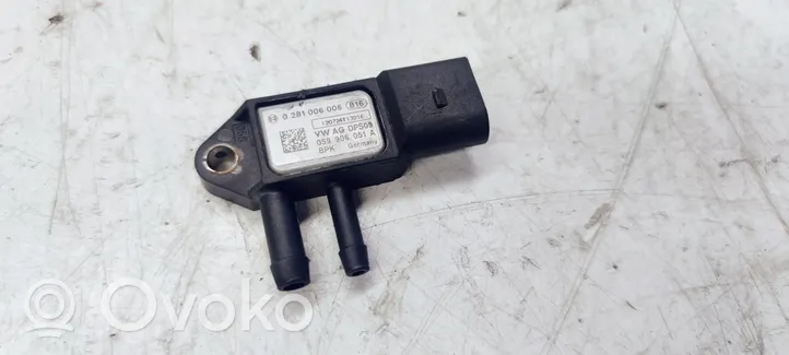 Audi A3 S3 8P Sensore di pressione dei gas di scarico 059906051A