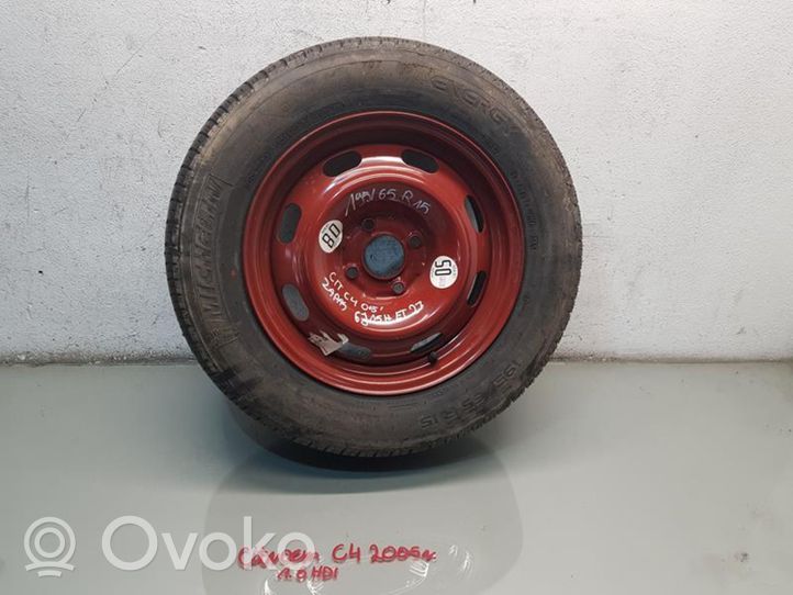 Citroen C4 I R15 spare wheel 