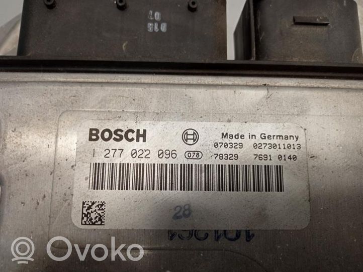 BMW X5 E70 Unité de commande, module ECU de moteur 1277022096