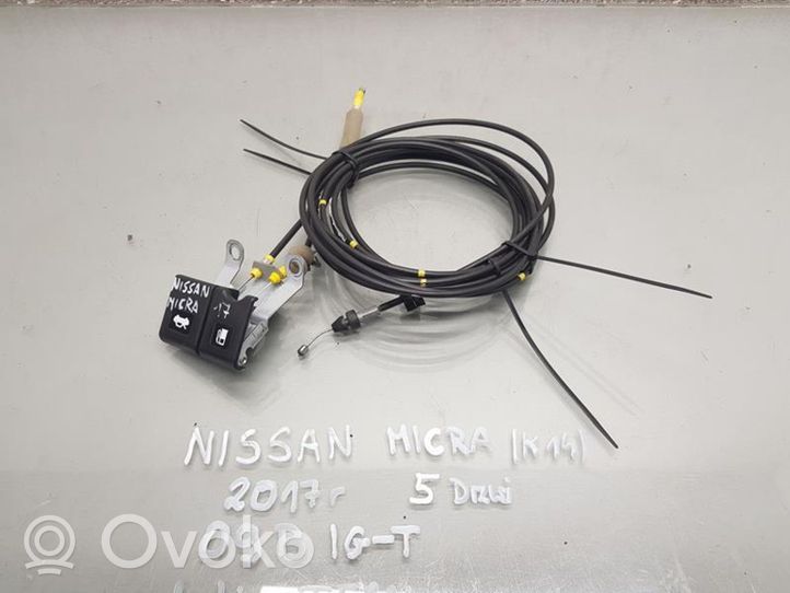 Nissan Micra K14 Cavo di rilascio del tappo del serbatoio del carburante 