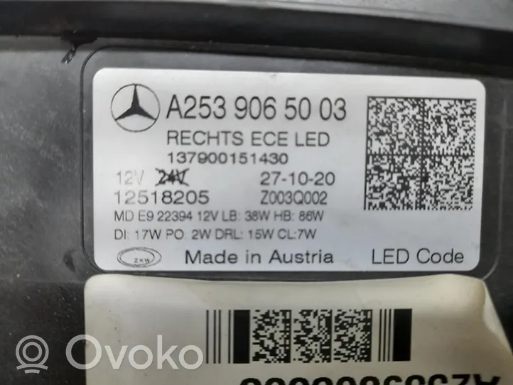 Mercedes-Benz GLC AMG Lampa przednia A2539065003