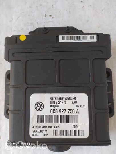 Volkswagen Touareg II Module de contrôle de boîte de vitesses ECU 0C8927750A