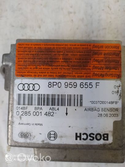 Audi A3 S3 8P Sterownik / Moduł Airbag 8P0959655F